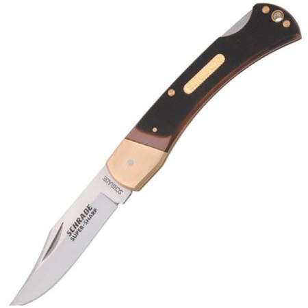 Old Timer Old Timer Golden Bear Folder 3.75 in Blade Delrin Handle 6OT